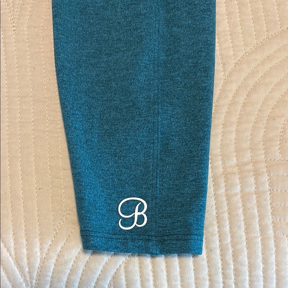 Bombshell Sportswear Teal Leggings - Picture 3 of 5